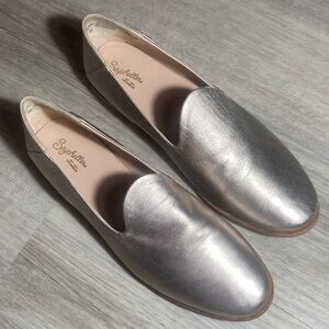 Seychelles Metallic Silver Flats